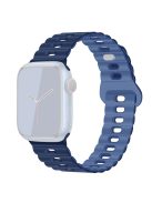 Watch Strap for Apple Watch Series 10 42mm / 9 8 7 41mm / SE (2023) SE (2022) SE 6 5 4 40mm / 3 2 1 38mm Silicone Watch Band - Navy Blue