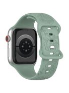 Watch Strap for Apple Watch Series 10 42mm / 9 8 7 41mm / SE (2023) SE (2022) SE 6 5 4 40mm / 3 2 1 38mm Silicone Watch Band - Olive Green