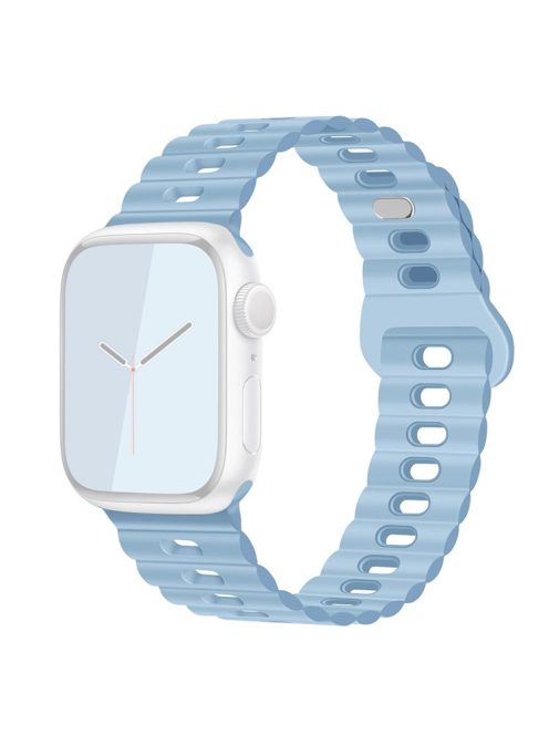 Watch Strap for Apple Watch Series 10 42mm / 9 8 7 41mm / SE (2023) SE (2022) SE 6 5 4 40mm / 3 2 1 38mm Silicone Watch Band - Sky Blue