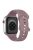 Watch Strap for Apple Watch Series 10 42mm / 9 8 7 41mm / SE (2023) SE (2022) SE 6 5 4 40mm / 3 2 1 38mm Silicone Watch Band - Smoke Purple