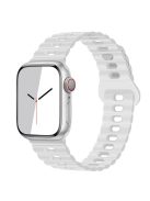 Watch Strap for Apple Watch Series 10 42mm / 9 8 7 41mm / SE (2023) SE (2022) SE 6 5 4 40mm / 3 2 1 38mm Silicone Watch Band - White