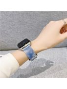 Watch Strap for Apple Watch Series 10 42mm / 9 8 7 41mm / SE (2023) SE (2022) SE 6 5 4 40mm / 3 2 1 38mm Silicone Watch Band Matte Wrist Strap - Blue Mix