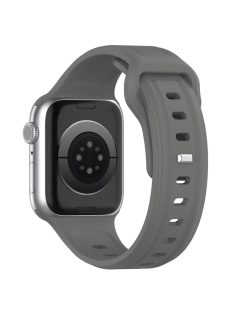   Watch Strap for Apple Watch Series 10 42mm / 9 8 7 41mm / SE (2023) SE (2022) SE 6 5 4 40mm / 3 2 1 38mm Silicone Watch Strap Replacement Watch Band - Dark Grey