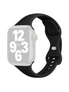 Watch Strap for Apple Watch Series 10 42mm / 9 8 7 41mm / SE (2023) SE (2022) SE 6 5 4 40mm / 3 2 1 38mm Silicone Wrist Band - Black