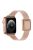 Watch Strap for Apple Watch Series 10 42mm / 9 8 7 41mm / SE (2023) SE (2022) SE 6 5 4 40mm / 3 2 1 38mm Smart Leather Band - Light Pink