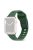 Watch Strap for Apple Watch Series 10 42mm / 9 8 7 41mm / SE (2023) SE (2022) SE 6 5 4 40mm / 3 2 1 38mm Smart Watch Silicone Band - Army Green