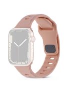 Watch Strap for Apple Watch Series 10 42mm / 9 8 7 41mm / SE (2023) SE (2022) SE 6 5 4 40mm / 3 2 1 38mm Smart Watch Silicone Band - Deep Pink