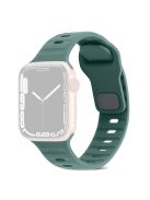 Watch Strap for Apple Watch Series 10 42mm / 9 8 7 41mm / SE (2023) SE (2022) SE 6 5 4 40mm / 3 2 1 38mm Smart Watch Silicone Band - Green