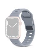 Watch Strap for Apple Watch Series 10 42mm / 9 8 7 41mm / SE (2023) SE (2022) SE 6 5 4 40mm / 3 2 1 38mm Smart Watch Silicone Band - Light Grey