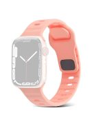 Watch Strap for Apple Watch Series 10 42mm / 9 8 7 41mm / SE (2023) SE (2022) SE 6 5 4 40mm / 3 2 1 38mm Smart Watch Silicone Band - Pink