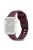 Watch Strap for Apple Watch Series 10 42mm / 9 8 7 41mm / SE (2023) SE (2022) SE 6 5 4 40mm / 3 2 1 38mm Smart Watch Silicone Band - Wine Red