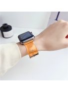 Watch Strap for Apple Watch Series 10 42mm / 9 8 7 41mm / SE (2023) SE (2022) SE 6 5 4 40mm / 3 2 1 38mm TPU Sports Wristbands - Transparent Light Orange