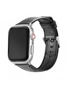 Watch Strap for Apple Watch Series 10 42mm / 9 8 7 41mm / SE (2023) SE (2022) SE 6 5 4 40mm / 3 2 1 38mm Watch Band Crazy Horse Texture - Black