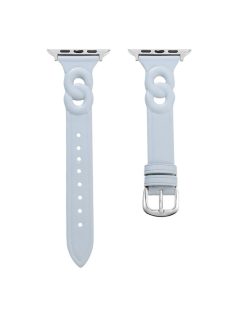   Watch Strap for Apple Watch Series 10 42mm / 9 8 7 41mm / SE (2023) SE (2022) SE 6 5 4 40mm / 3 2 1 38mm Watch Band with 8-shaped Design - Baby Blue