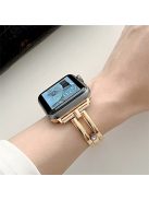 Watch Strap for Apple Watch Series 10 42mm / 9 8 7 41mm / SE (2023) SE (2022) SE 6 5 4 40mm / 3 2 1 38mm Zinc Alloy Band - Gold