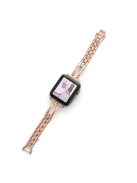 Watch Strap for Apple Watch Series 10 42mm / 9 8 7 41mm / SE (2023) SE (2022) SE 6 5 4 40mm / 3 2 1 38mm Zinc Alloy Band - Rose Gold