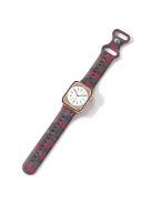 Watch Strap for Apple Watch Series 10 46mm / Ultra 2 Ultra 49mm /  Series 9 8 7 45mm / 6 5 4 SE (2023) SE (2022) SE 44mm / 3 2 1 42mm , Camouflage Silicone Sports Band - Wine Red