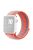 Waterproof Nylon Weaven Loop Fastener  Smart Bracelet Strap for Apple Watch Series 10 46mm / Ultra 2 Ultra 49mm / 9 8 7 45mm / SE (2023) SE (2022) SE 6 5 4 44mm / 3 2 1 42mm - Stripe Orange