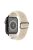 Wave Pattern Nylon Watchband Adjustable Wristwatch Strap for Apple Watch Series 10 42mm / 9 8 7 41mm / 6 5 4 SE SE (2022) SE (2023) 40mm / 3 2 1 38mm - Beige