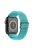 Wave Pattern Nylon Watchband Adjustable Wristwatch Strap for Apple Watch Series 10 42mm / 9 8 7 41mm / 6 5 4 SE SE (2022) SE (2023) 40mm / 3 2 1 38mm - Green