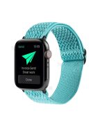 Wave Pattern Nylon Watchband Adjustable Wristwatch Strap for Apple Watch Series 10 42mm / 9 8 7 41mm / 6 5 4 SE SE (2022) SE (2023) 40mm / 3 2 1 38mm - Green