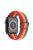 Wave Pattern Nylon Watchband Adjustable Wristwatch Strap for Apple Watch Series 10 42mm / 9 8 7 41mm / 6 5 4 SE SE (2022) SE (2023) 40mm / 3 2 1 38mm - Multi-Color