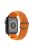 Wave Pattern Nylon Watchband Adjustable Wristwatch Strap for Apple Watch Series 10 42mm / 9 8 7 41mm / 6 5 4 SE SE (2022) SE (2023) 40mm / 3 2 1 38mm - Orange