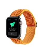 Wave Pattern Nylon Watchband Adjustable Wristwatch Strap for Apple Watch Series 10 42mm / 9 8 7 41mm / 6 5 4 SE SE (2022) SE (2023) 40mm / 3 2 1 38mm - Orange