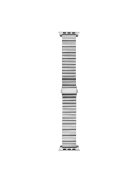 Waxy Cowhide Leather Watchband for Apple Watch Series 10 42mm / 9 8 7 41mm / SE (2023) SE (2022) SE 6 5 4 40mm / 3 2 1 38mm Watch Band Titanium Alloy Wrist Strap - Silver