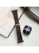 Woolen Strap for Apple Watch 10 46mm / Ultra 2 / Ultra 49mm / 9 8 7 45mm / SE (2023) SE (2022) SE 6 5 4 44mm / 3 2 1 42mm Watch Band - Coffee+Black