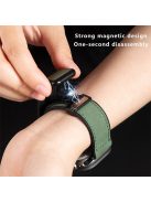 Wrist Watch Band For Apple Watch Series 10 42mm / 9 8 7 41mm / SE (2023) SE (2022) SE 6 5 4 40mm / 3 2 1 38mm Leather Coated Silicone Strap - Black