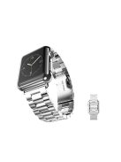 XINCUCO Stainless Steel Watch Band for Apple Watch Series 10 46mm / Ultra 2 Ultra 49mm / 9 8 7 45mm / SE (2023) SE (2022) SE 6 5 4 44mm / 3 2 1 42mm with Axle Connectors