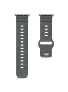 YINGSHEHUI For Apple Watch 10 46mm / Ultra 2 / Ultra 49mm / 9 8 7 45mm / SE (2023) SE (2022) SE 6 5 4 44mm / 3 2 1 42mm Silicone Watch Band - Dark Grey