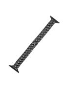 Zinc Alloy Watch Strap for Apple Watch Series 10 42mm / 9 8 7 41mm / SE (2023) SE (2022) SE 6 5 4 40mm / 3 2 1 38mm Rhombus Band - Black