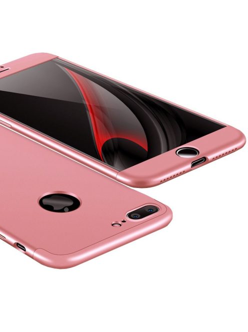 R-PROTECT iPhone 7 Plus GKK Tok 360 Előlap-Hátlapi Védelemmel Full Body Protection Pink