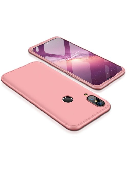 R-PROTECT Huawei P20 Lite GKK Tok 360 Előlap-Hátlapi Védelemmel Full Body Protection Pink