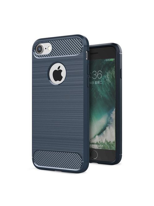 R-PROTECT iPhone 6S / 6 Szilikon Tok Carbon TPU Kék