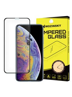  Apple iPhone 11 Pro / iPhone XS / iPhone X Üvegfólia 3D FullSize, Tokbarát, Hajlított, Extra Erős Wozinsky Tempered Glass