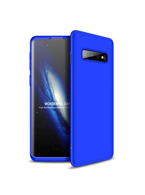 R-PROTECT Samsung Galaxy S10 GKK Tok 360 Előlap-Hátlapi Védelemmel Full Body Protection Kék