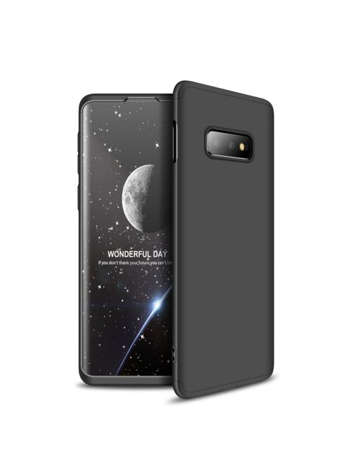 R-PROTECT Samsung Galaxy S10e GKK Tok 360 Előlap-Hátlapi Védelemmel Full Body Protection Fekete