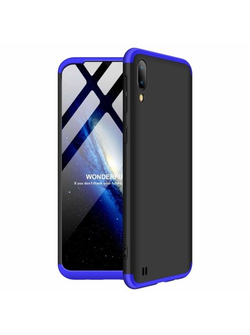 R-PROTECT Samsung Galaxy M10 GKK Tok 360 Előlap-Hátlapi Védelemmel Full Body Protection Fekete-Kék