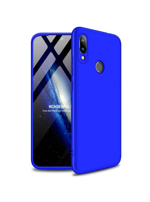 R-PROTECT Xiaomi Redmi 7 GKK Tok 360 Előlap-Hátlapi Védelemmel Full Body Protection Kék