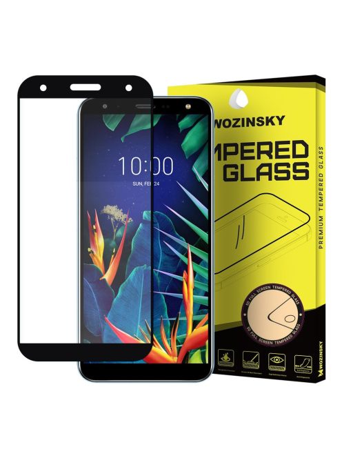 LG K40 X420 Üvegfólia 3D FullSize, Tokbarát, Hajlított, Extra Erős Wozinsky Tempered Glass