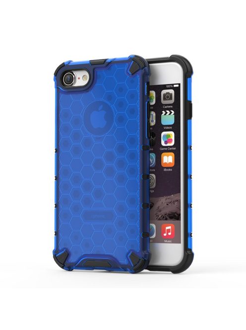 R-PROTECT iPhone 8 / iPhone 7 Szilikon Tok Honeycomb TPU Kék