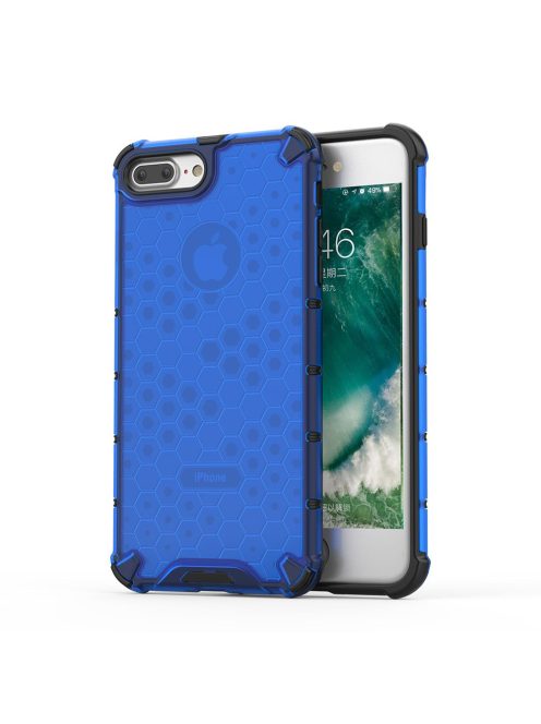 R-PROTECT iPhone 8 Plus / iPhone 7 Plus Szilikon Tok Honeycomb TPU Kék