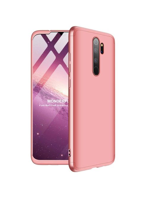 R-PROTECT Xiaomi Redmi Note 8 Pro GKK Tok 360 Előlap-Hátlapi Védelemmel Full Body Protection Pink