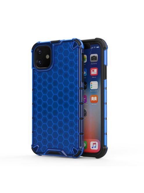 R-PROTECT iPhone 11 Szilikon Tok Honeycomb TPU Kék