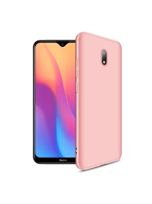 R-PROTECT Xiaomi Redmi 8A GKK Tok 360 Előlap-Hátlapi Védelemmel Full Body Protection Pink