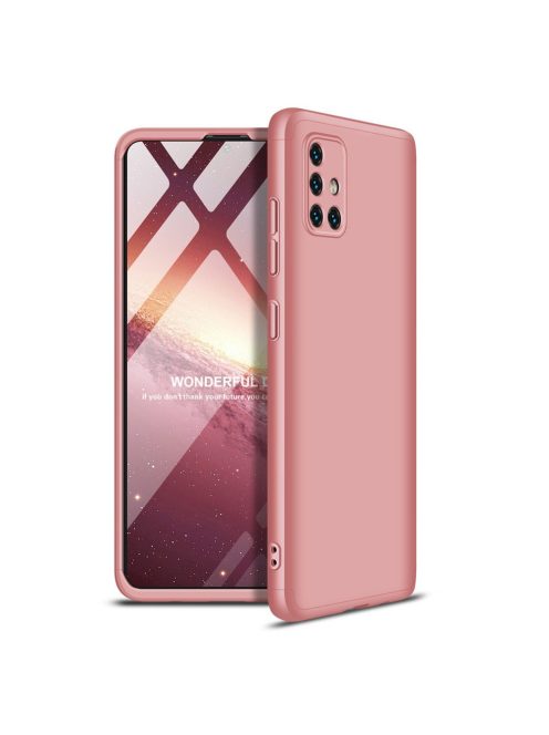 R-PROTECT Samsung Galaxy A51 GKK Tok 360 Előlap-Hátlapi Védelemmel Full Body Protection Pink