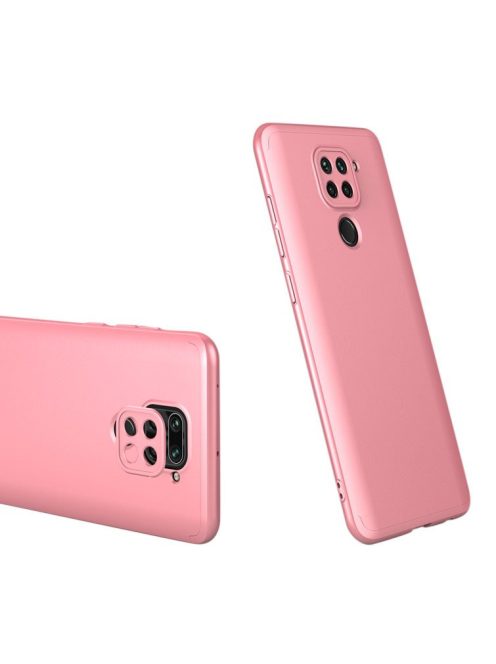 R-PROTECT Xiaomi Redmi 10X 4G / Xiaomi Redmi Note 9 GKK Tok 360 Előlap-Hátlapi Védelemmel Full Body Protection Pink